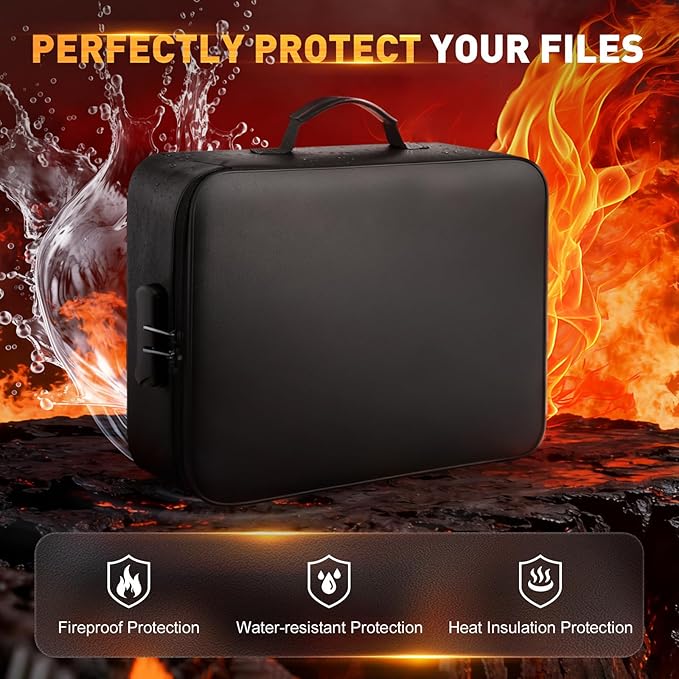 Fireproof Waterproof Document Bag - Image 2