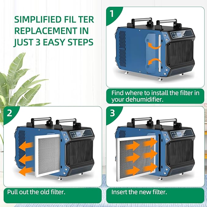 MERV-1 Filter Replacement for Crawlspace Dehumidifiers Galaxy60, Galaxy85P - Image 6