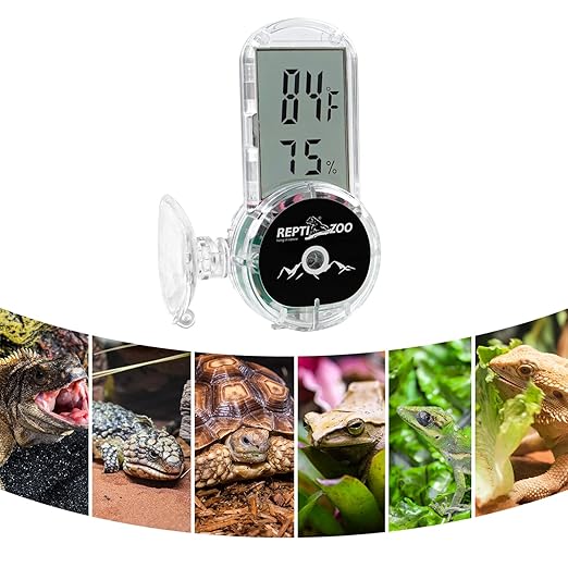 REPTI ZOO Upgraded Reptile Terrarium Thermometer Hygrometer, Digital Pet - Image 8