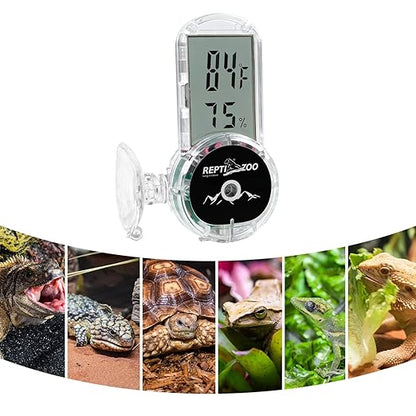 REPTI ZOO Upgraded Reptile Terrarium Thermometer Hygrometer, Digital Pet - Image 8