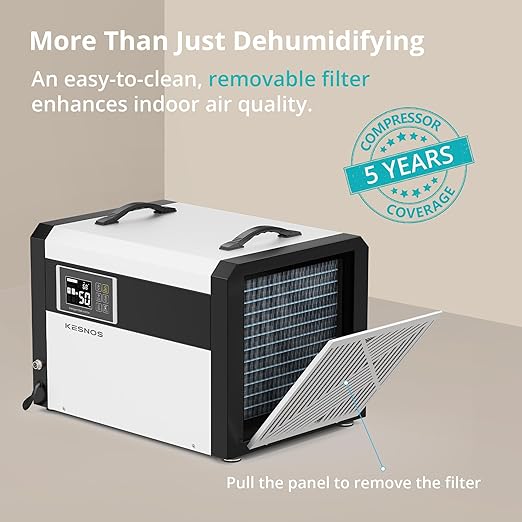Kesnos Large Commercial Dehumidifier 158 Pints - Image 5