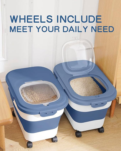 20-30 Lbs Rice Storage Container, Collapsible Food Storage Containers - Image 5