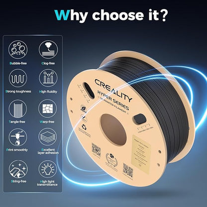 Creality PETG Filament, Hyper 1.75 mm 1 kg PETG: High-Speed 3D Printer Filament - Image 3