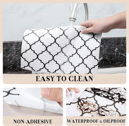 Glotoch Shelf Liner for Kitchen Cabinets, Waterproof and Durable Refrigerator - Image 9