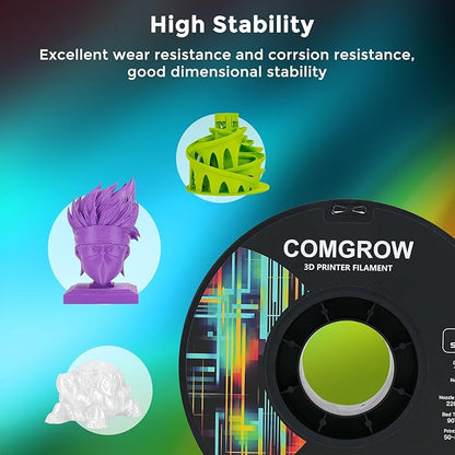 Comgrow ABS 3D Printer Filament, Heat Resistant, 1.75mm Diameter, 1lb Weight - Image 3