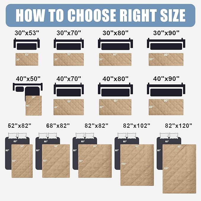 Smiry Waterproof Dog Bed Cover Pet Blanket, Soft Washable Dog Blanket - Image 6