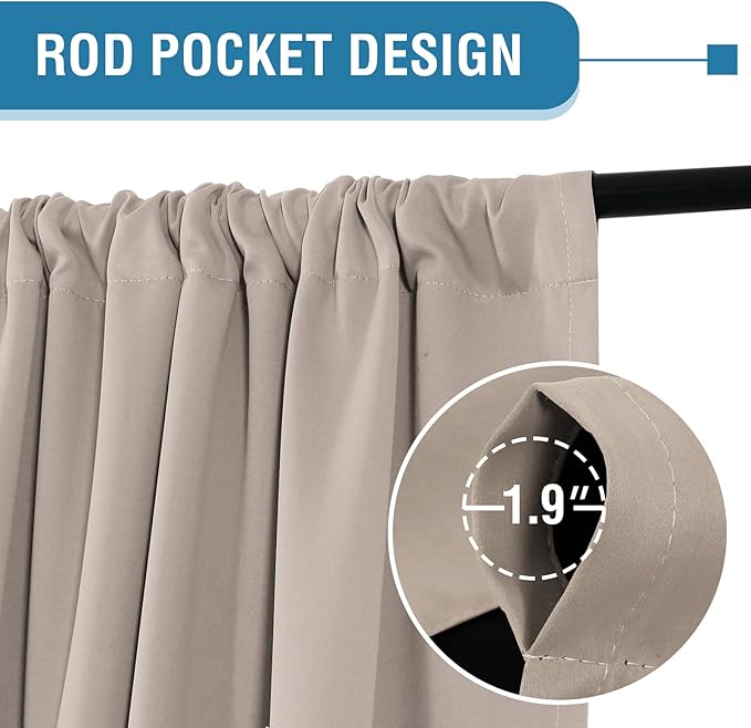 H.VERSAILTEX 100% Blackout Curtains - Image 3