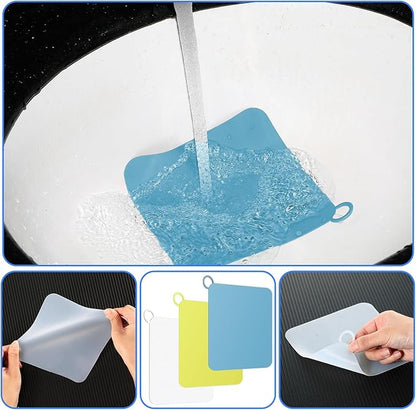 Yinkin 6 Pcs Drain Covers to Keep Bugs Out Silicone Shower Floor Tub Stoppers - Image 5