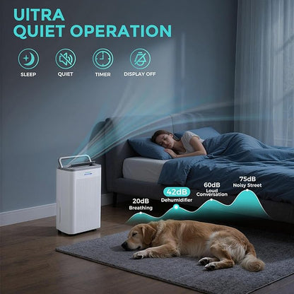 1500 Sq.Ft Dehumidifier, Max 32 Pint Quiet Dehumidifier - Image 6