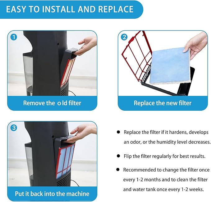 Lemige 6 Pack HFT600 Humidifier Filters T Compatible - Image 4