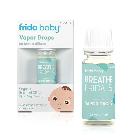Frida Baby Breathefrida Vapor Bath Drops, Baby Congestion Relief by Frida