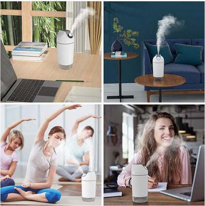 Mini Humidifier-Battery Operated 480ml Cordless Portable Small Humidifier USB - Image 6