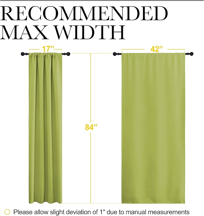 NICETOWN Blackout Curtain Panels - Image 8