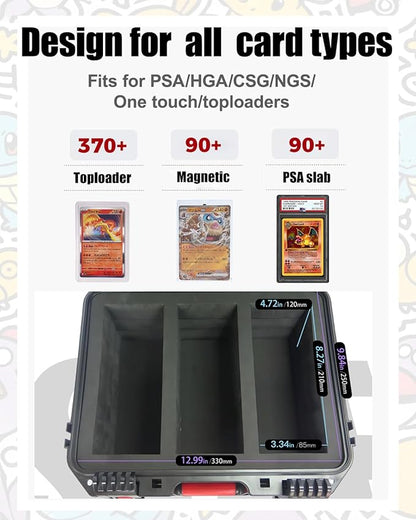 QINGUANG Graded Card Storage Box, Trading Card Case - Image 2