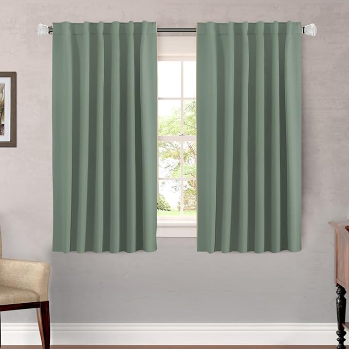 H.VERSAILTEX Blackout Curtains Thermal Insulated Window Treatment Panels Room by HVERSAILTEX
