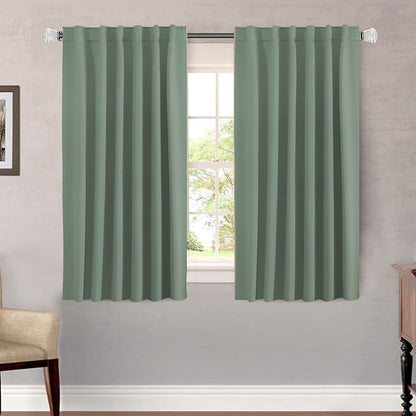 H.VERSAILTEX Blackout Curtains Thermal Insulated Window Treatment Panels Room by HVERSAILTEX