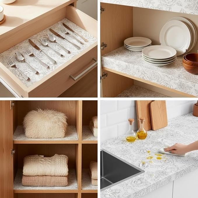 Coavas Extra Grip Thickened Shelf and Drawer Liner - Image 7