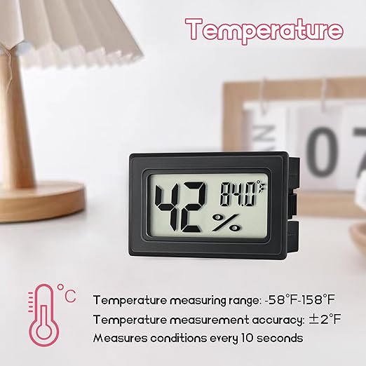 Mini Hygrometer Indoor Humidity Meter Hygrometer Thermometers 6 Pack Humidity - Image 3