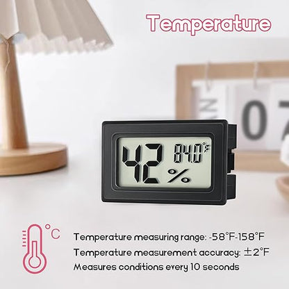 Mini Hygrometer Indoor Humidity Meter Hygrometer Thermometers 6 Pack Humidity - Image 3