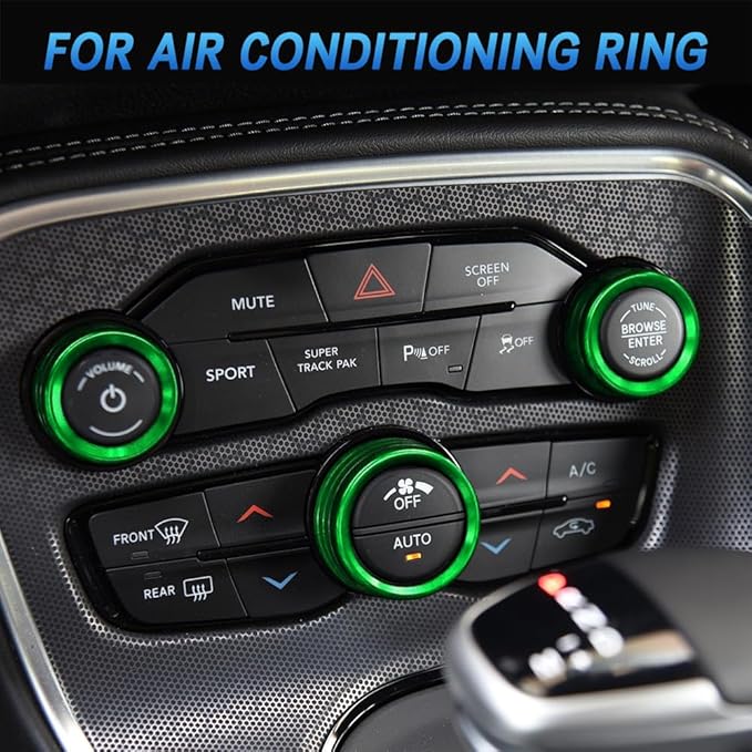 3PCS Air Conditioner Switch Button Knob Cover, Auto Accessories Climate Control - Image 2
