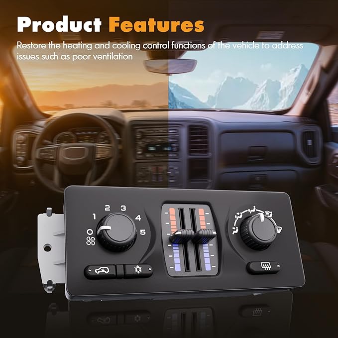 599-210XD Climate Control Module AC Heater HVAC Panel Compatible - Image 7