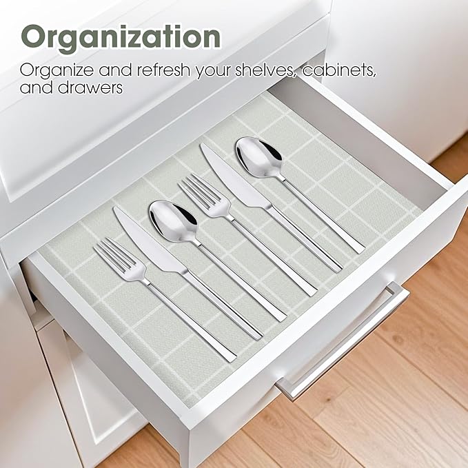 Drawer and Shelf Liner, Non-Slip Kitchen Cabinet Liners Non-Adhesive Thick - Image 7