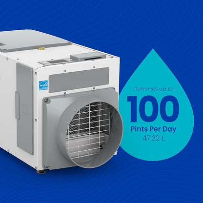 AprilAire E100 Pro 100-Pint Whole-House Dehumidifier, Energy Star Certified - Image 11