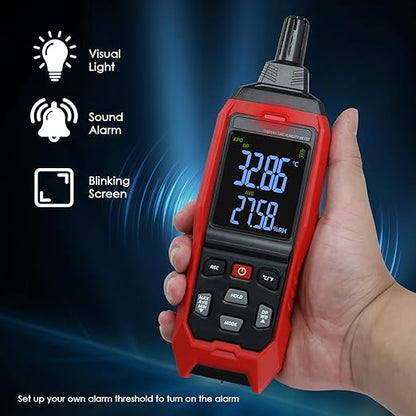 Temperature Humidity Meter, Digital Thermometer Hygrometer Monitor - Image 4