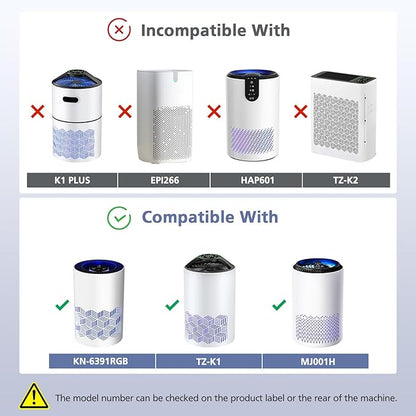 3 Pack TZ-K1 Replacement Filter Compatible - Image 2