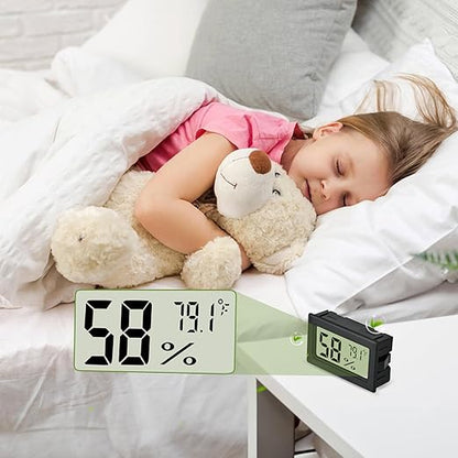 Humidity Meter Indoor Thermometer 6-Pack Mini Digital Thermometer Hygrometer - Image 6