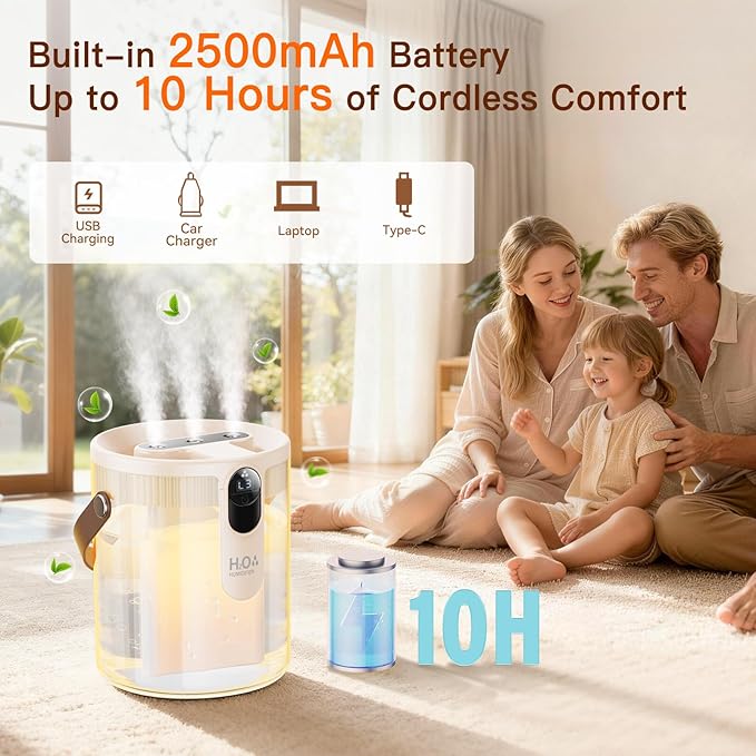 DIGIX Small Portable Humidifiers - Image 3