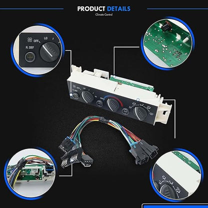 599-006 Heater Climate Control Unit Panel Module - Image 5