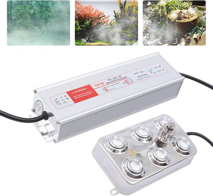 YIYIBYUS Ultrasonic Mist Maker 6 Head Mister Foggers Rockery Pool Water - Image 2