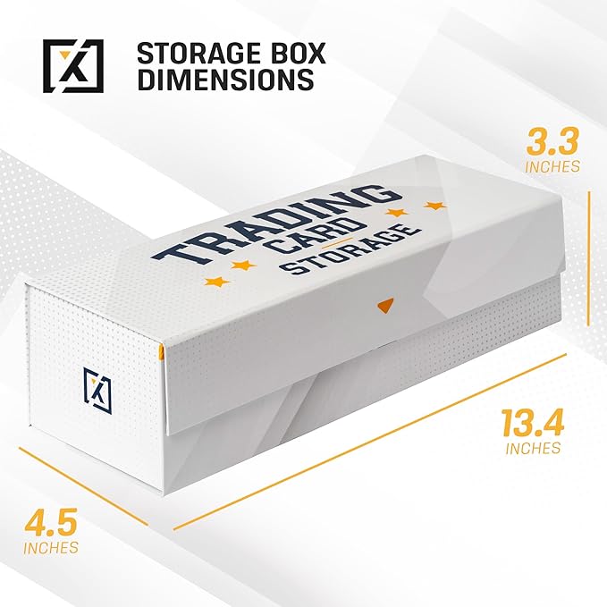 Easy Fold Trading Card Storage Box Magnetic Lid | Toploader Storage Box Fits - Image 6