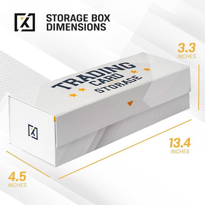 Easy Fold Trading Card Storage Box Magnetic Lid | Toploader Storage Box Fits - Image 6