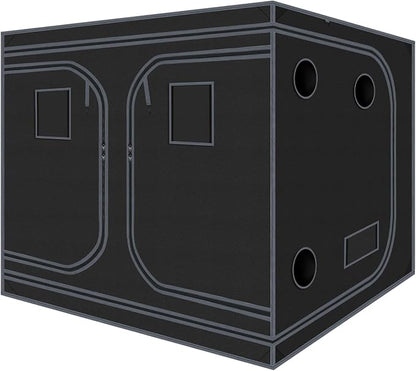Grow Tent 120"x120"x78" Grow Tents Plant Tent 600D Mylar Reflective Grow Tent by Zazzy