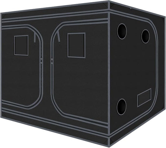 Grow Tent 120"x120"x78" Grow Tents Plant Tent 600D Mylar Reflective Grow Tent by Zazzy