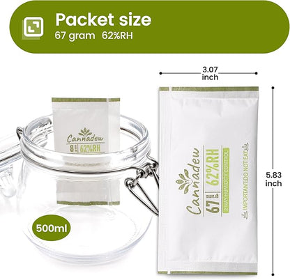62% Two-Way Humidity Control Packets, 67g – Moisture Absorbers & Hydration - Image 2