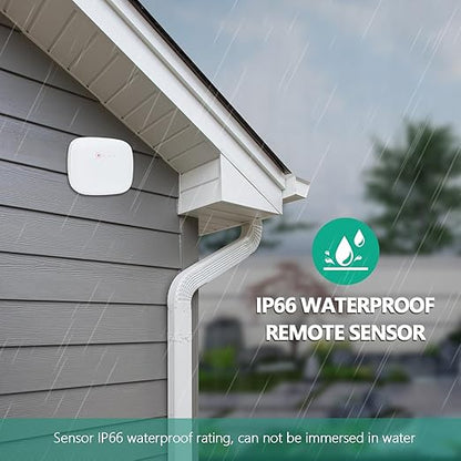 Indoor Outdoor Thermometer Wireless, Outside Digital Thermometer Humidity - Image 3