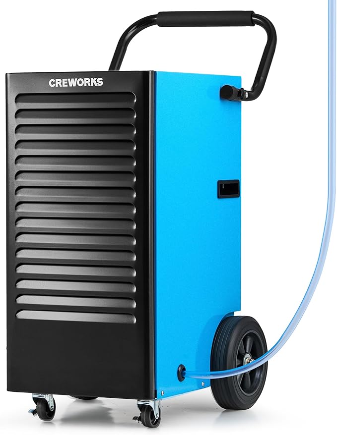 CREWORKS 180 PPD Commercial Dehumidifier, 180 Pint Dehumidifier by CREWORKS