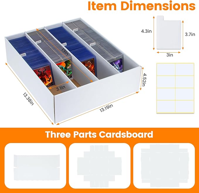 6 Pack Trading Card Storage Box - Image 2