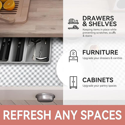 RAY STAR Shelf Liners for Kitchen Cabinets Non-Adhesive, 18 Inch X 8 Feet - Image 6