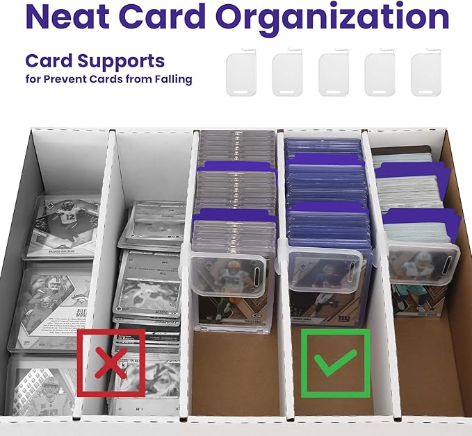 Trading Card Storage Box Large-Capacity, Card Case–Holds 3940 Cards, Includes - Image 6