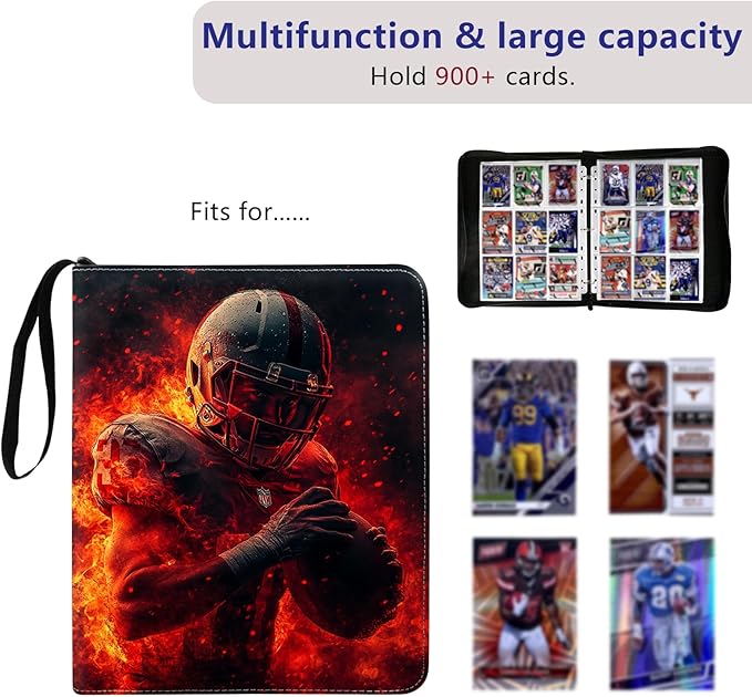 Football Card Binder, 2025 Sports Trading Card - Image 3