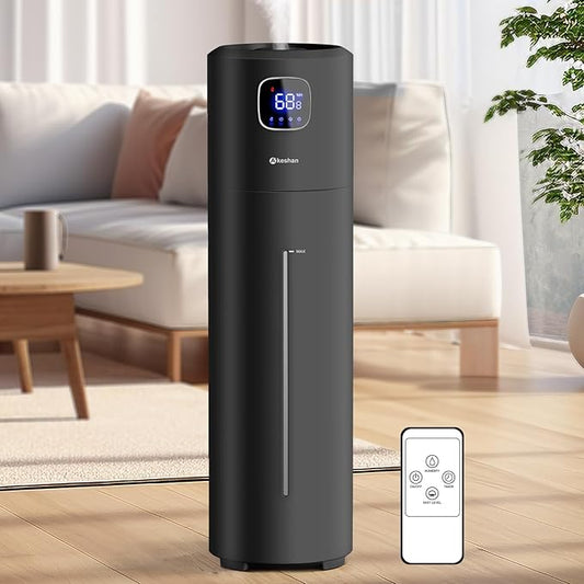 Large Humidifiers for Bedroom, 9L/2.5Gal Ultrasonic Cool Mist, Top Fill Easy by Akeshan