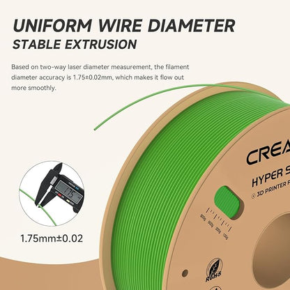 Official Creality Hyper PLA Filament 1.75mm, High Speed PLA 30-600mm/s Rapid 3D - Image 4