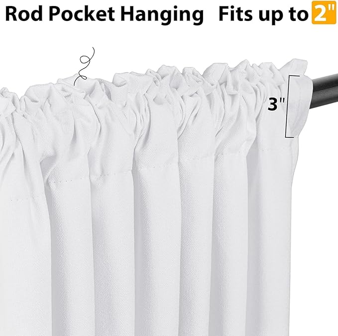 INOVADAY Thermal Sliding Door Curtains 100% Blackout Curtains - Image 8