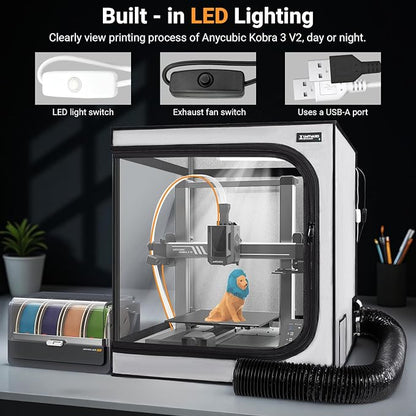 3D Printer Enclosure with Ventilation Kit - Image 4