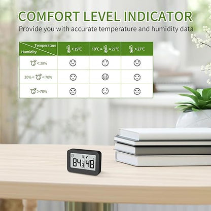DOOMAY Mini Hygrometer Indoor Thermometer, Digital Humidity Gauge - Image 5