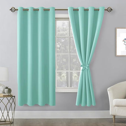 Hiasan Blackout Curtains for Bedroom, 52 x 63 Inches Length - Image 2